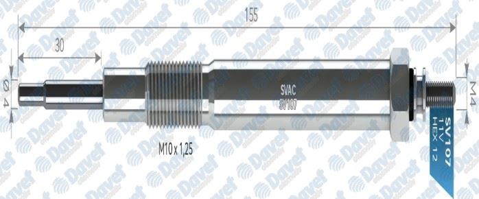 SVAC SV107 Kizdirma Bujisi 11v Ford Ranger 06>11 Mazda Bt50 06> 2.5tdci/3.0 Tdci
